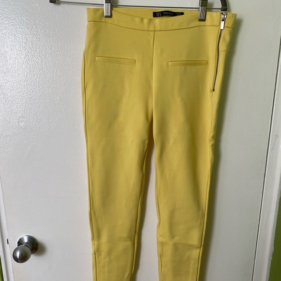 Zara yellow pants size M - Picture 2 of 3